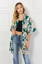 Load image into Gallery viewer, Justin Taylor Time To Grow Floral Kimono in Green
