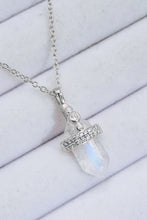 Load image into Gallery viewer, 925 Sterling Silver Moonstone Pendant Necklace
