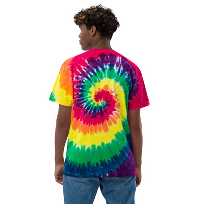 Think Outside the Box Oversized tie-dye t-shirt