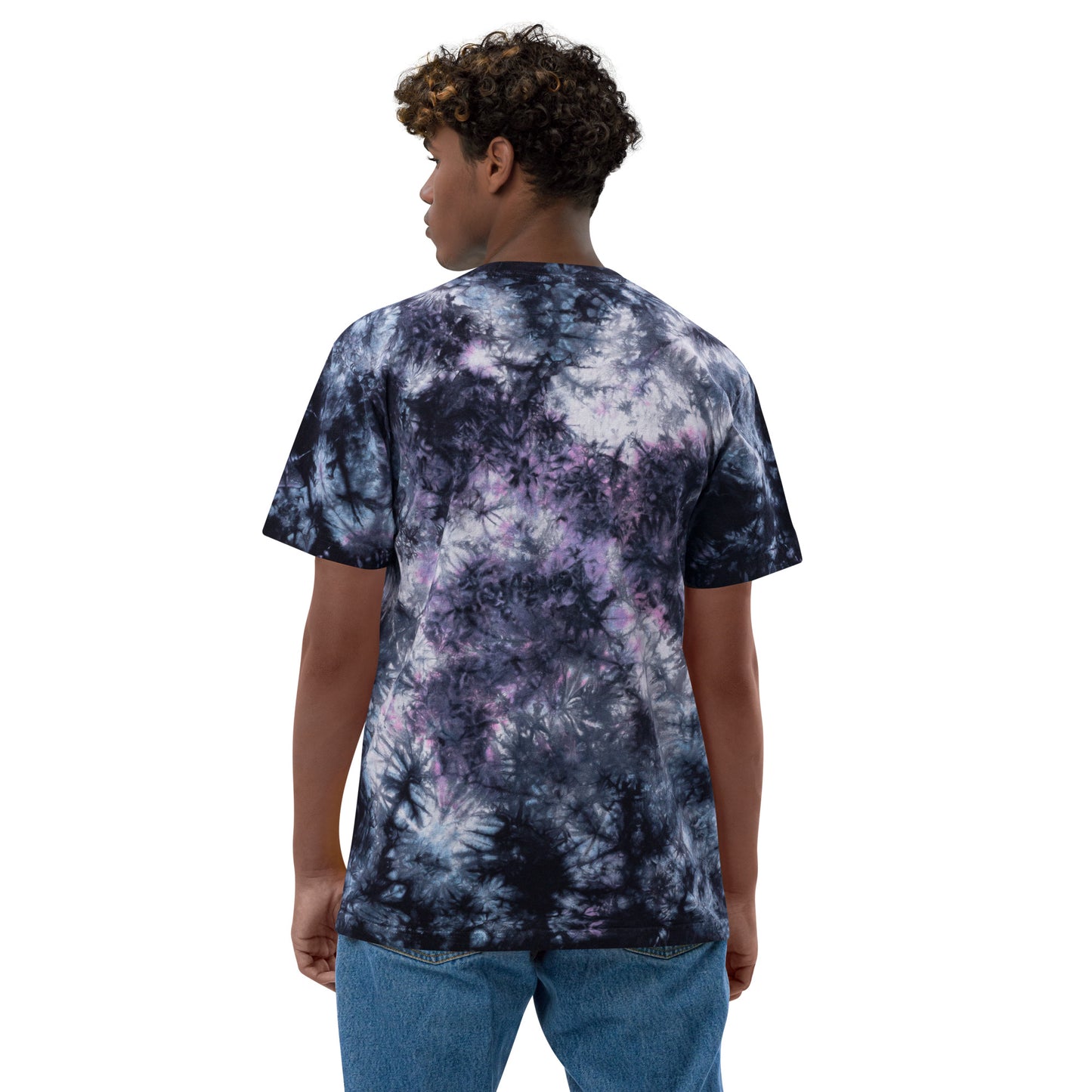 Think Outside the Box Oversized tie-dye t-shirt