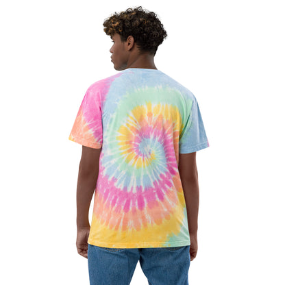 Think Outside the Box Oversized tie-dye t-shirt