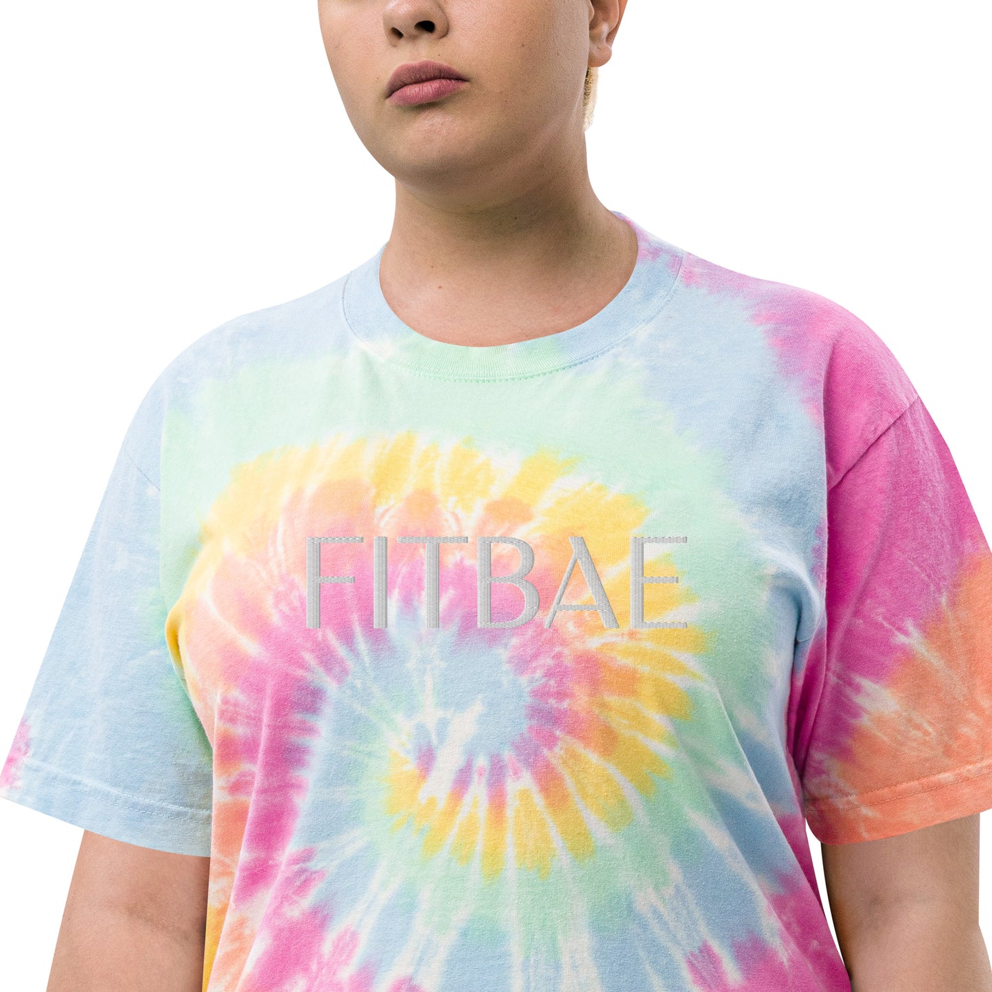 FitBae Oversized tie-dye t-shirt