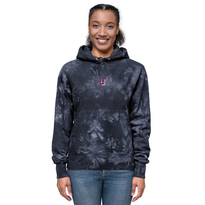 Branded Champion tie-dye hoodie