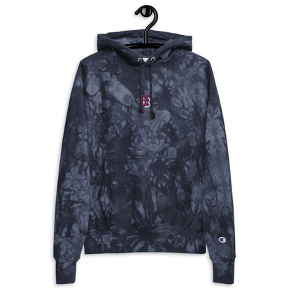 Branded Champion tie-dye hoodie