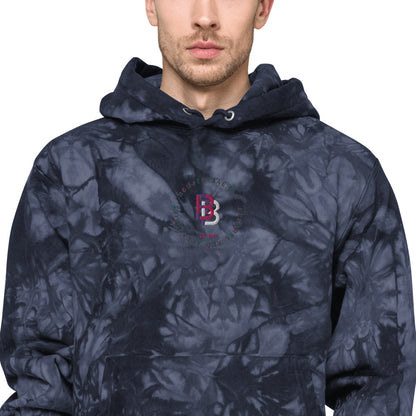 Branded Champion tie-dye hoodie