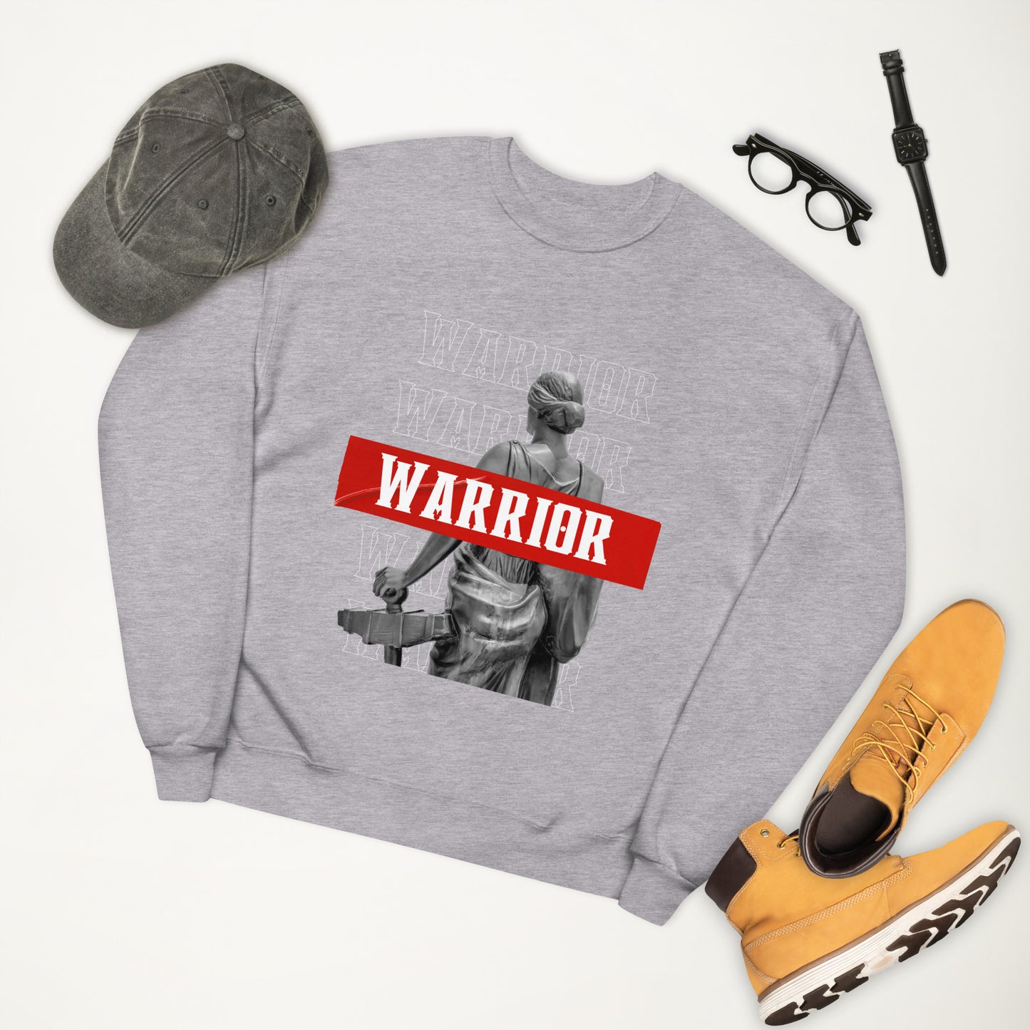 Warrior fleece sweatshirt