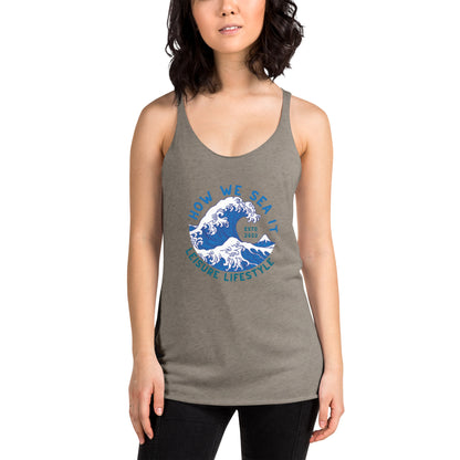 HOW WE SEA IT Women's Racerback Tank