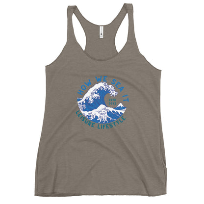 HOW WE SEA IT Women's Racerback Tank