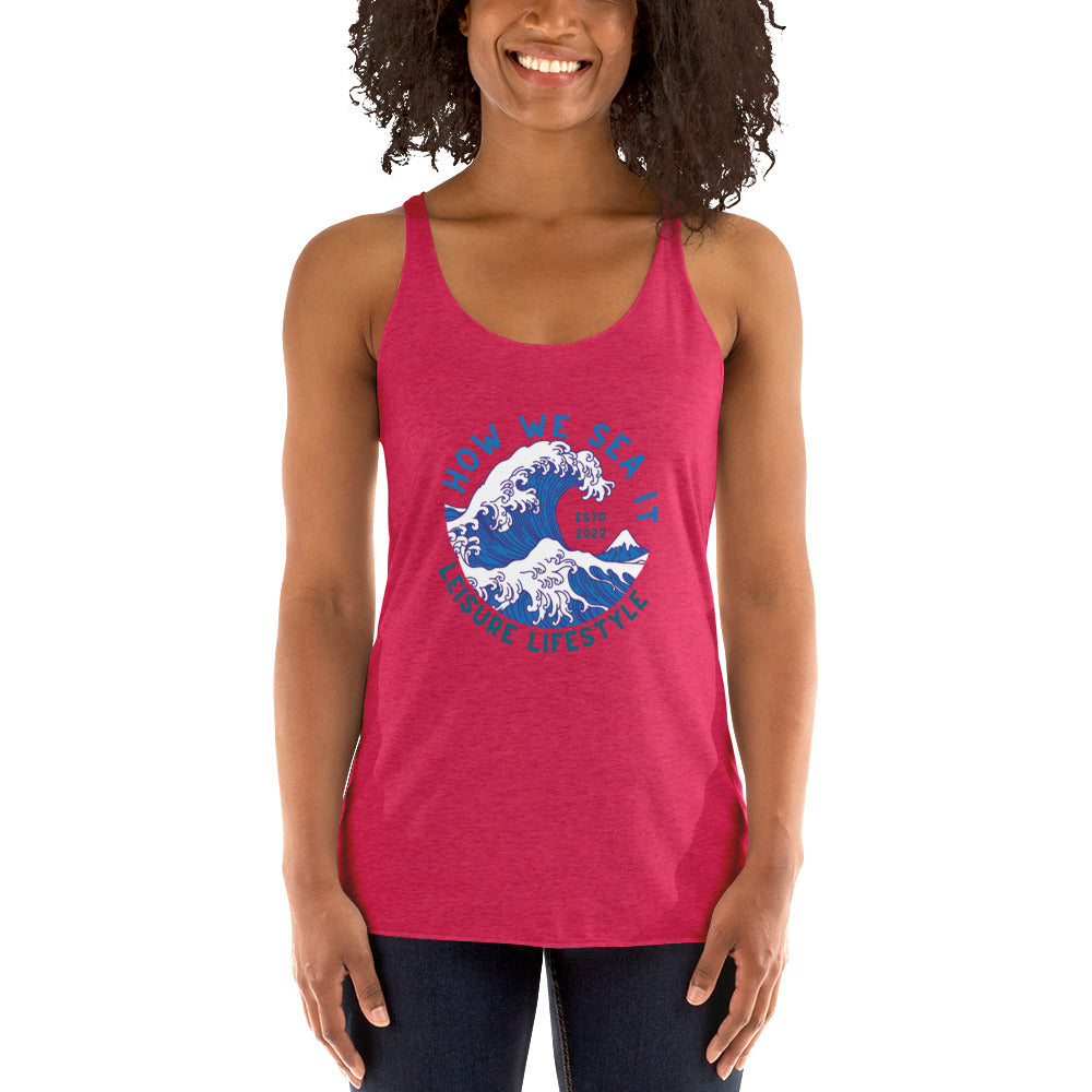 HOW WE SEA IT Women's Racerback Tank